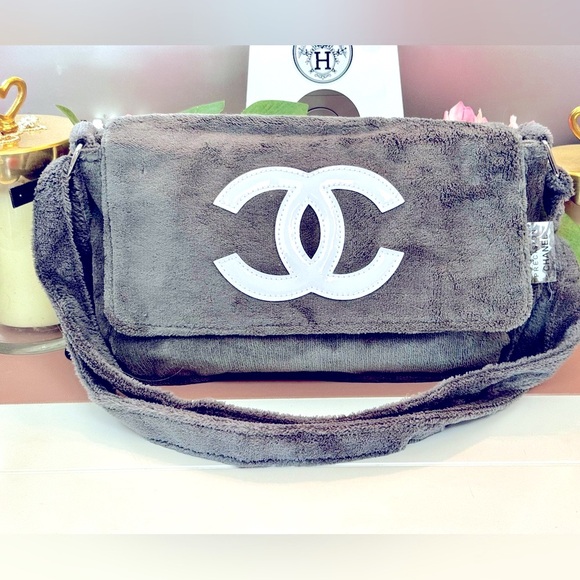 Dark Gray Chanel Precision Bag w COA - Picture 1 of 9